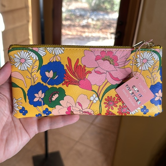 NWT Ban.Do Get It Together Pencil Pouch Superbloom Sunshine - Picture 2 of 5